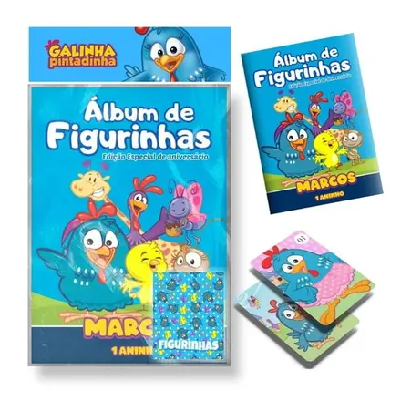 Álbum de Figurinhas - Galinha Pintadinha