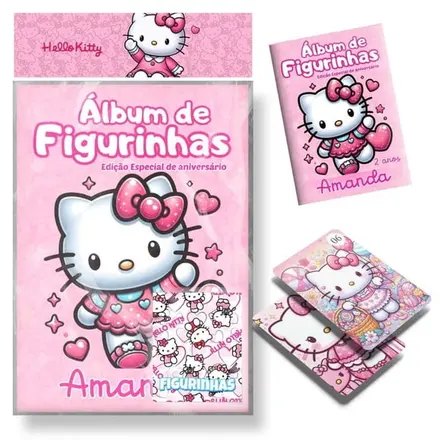 Álbum de Figurinhas - Hello Kitty