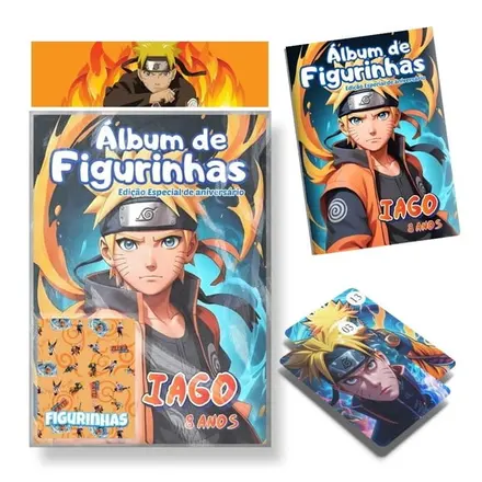 Álbum de Figurinhas - Naruto
