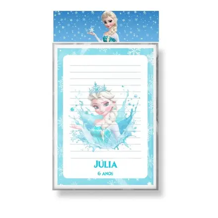 Bloquinho Personalizado - Frozen Elsa