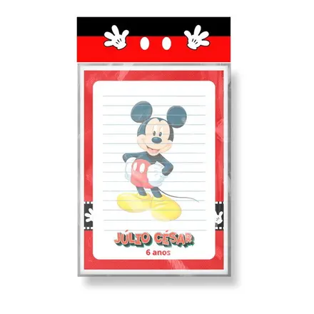 Bloquinho Personalizado - Mickey