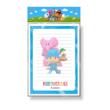 Bloquinho Personalizado - Pocoyo