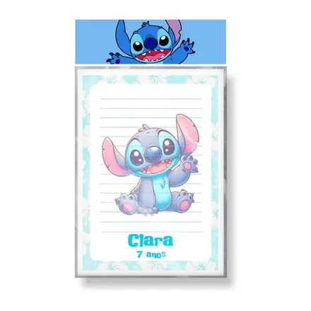 Bloquinho Personalizado - Stitch