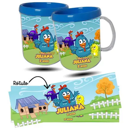 Caneca Personalizada - Galinha Pintadinha