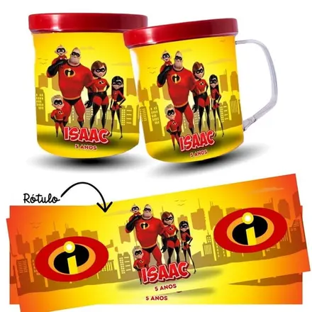 Caneca Personalizada - os Incríveis
