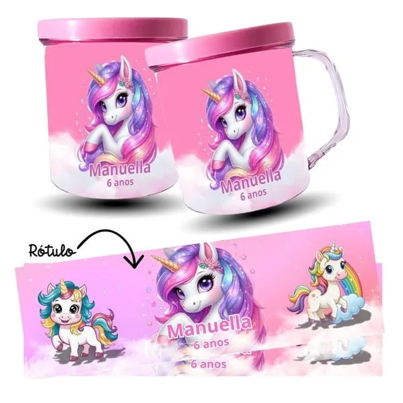 Caneca Personalizada - Unicórnio Rosa
