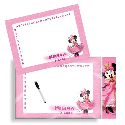 Lousa Mágica - Minnie Realeza Rosa