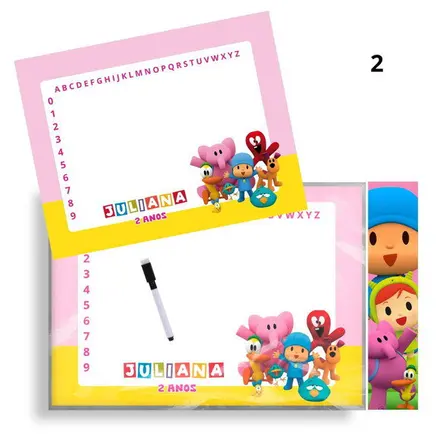 Lousa Mágica - Pocoyo Rosa (modelo 2)