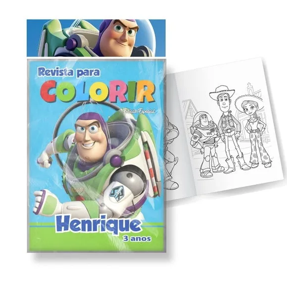 Revista para Colorir - Buzz Lightear