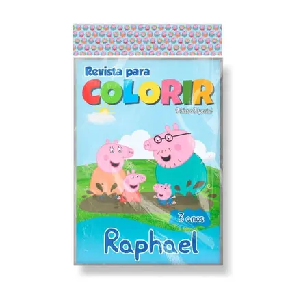 Revista para Colorir - Família George Pig