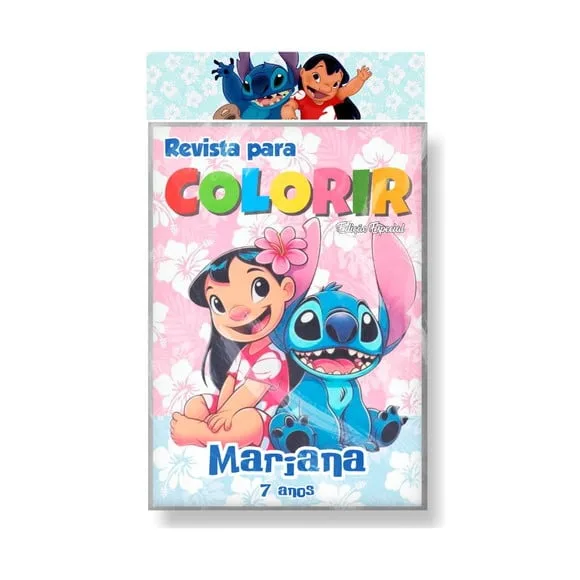 Revista para Colorir - Lilo e Stitch (modelo 1)