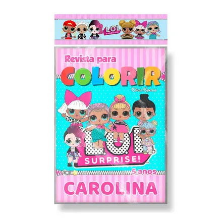 Revista para Colorir - Lol