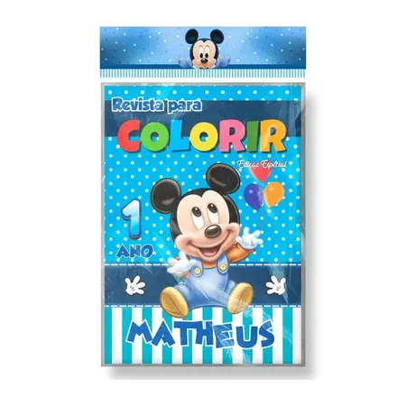Revista para Colorir - Mickey Baby