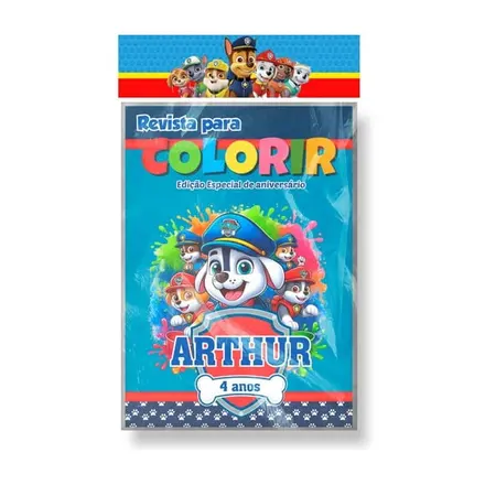 Revista para Colorir - Patrulha Canina (modelo 1