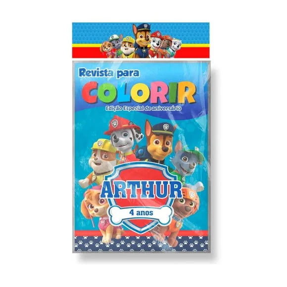 Revista para Colorir - Patrulha Canina (modelo 2