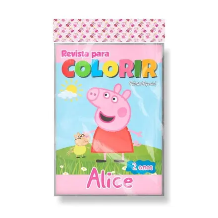 Revista para Colorir - Peppa Pig