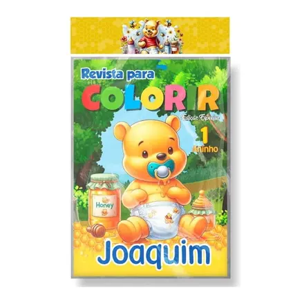 Revista para Colorir - Ursinho Pooh Baby