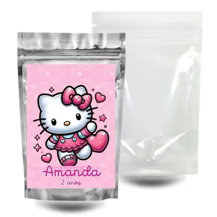 Saquinho Surpresa Zip Lock 10x15 - Hello Kitty