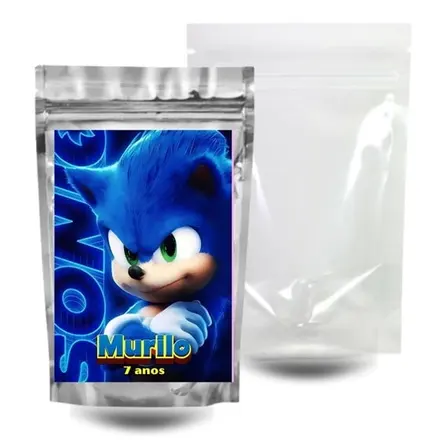Saquinho Surpresa Zip Lock 10x15 - Sonic